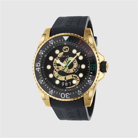 gucci tiger dive watch|gucci watch with snake.